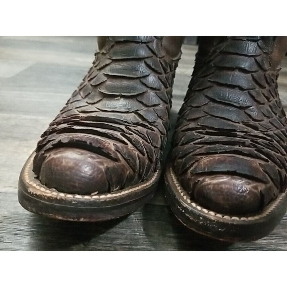 Mens Genuine Python Quality Handcrafted Western B… - image 4